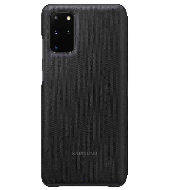 Оригинален Активен Калъф за Samsung S20 Plus Led View Cover Book Case EF-NG985PBEGWW, Черен (2)