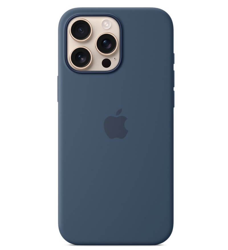 Оригинален Силиконов Калъф за iPhone 16 Pro, Silicone Magsafe Case MYYK3ZM/A, Син