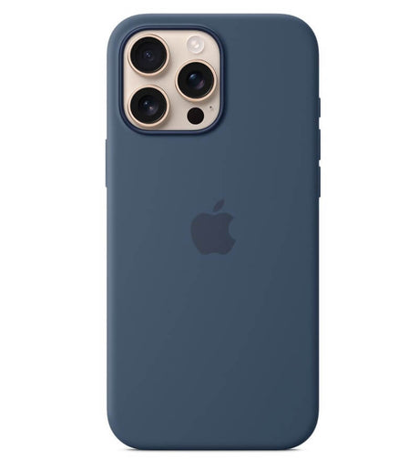 Оригинален Силиконов Калъф за iPhone 16 Pro, Silicone Magsafe Case MYYK3ZM/A, Син