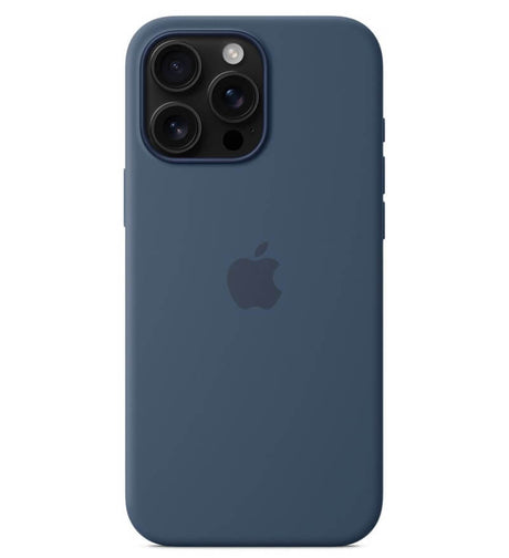 Оригинален Силиконов Калъф за iPhone 16 Pro, Silicone Magsafe Case MYYK3ZM/A, Син (2)