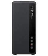 Оригинален Активен Калъф за Samsung S20 Plus Clear View Cover Book Case EF-ZG985CBE, Черен