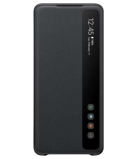 Оригинален Активен Калъф за Samsung S20 Plus Clear View Cover Book Case EF-ZG985CBE, Черен