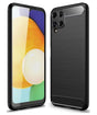 Противоударен Калъф за Samsung A22 4G, Tech-Protect Premium Carbon Case, Черен