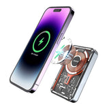 Magsafe Външна Батерия за iPhone, Dudao TGK1, Черен (2)