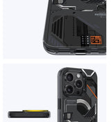 Magsafe Калъф за iPhone 16 Pro Max, Benks Magnetic Mecha Case, Черен (4)