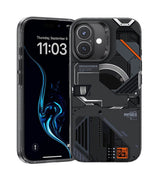 Magsafe Калъф за iPhone 16, Benks Magnetic Mecha Case, Черен (3)