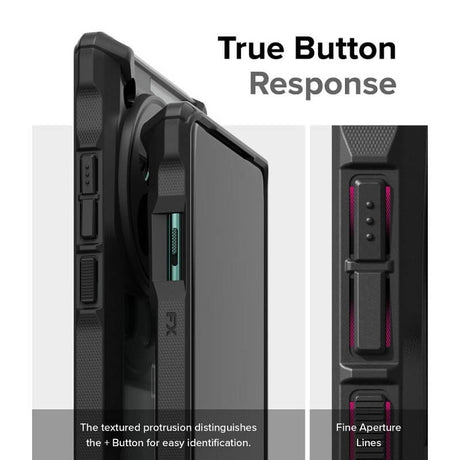 Противоударен Хибриден Калъф за Oneplus 12, Ringke Fusion X Case, Черен (6)