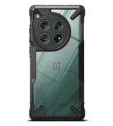 Противоударен Хибриден Калъф за Oneplus 12, Ringke Fusion X Case, Черен (3)