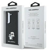 Калъф за Samsung Z Fold 6, Karl Lagerfeld Saffiano Metal PIN Case, Черен (7)
