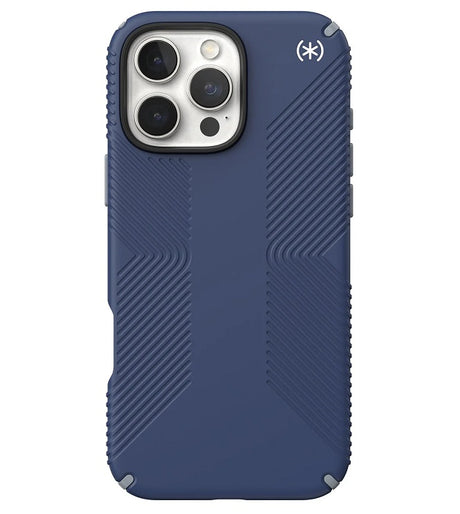 Екстремен Калъф за iPhone 16 Pro, Speck Presidio 2 Grip Case, Син