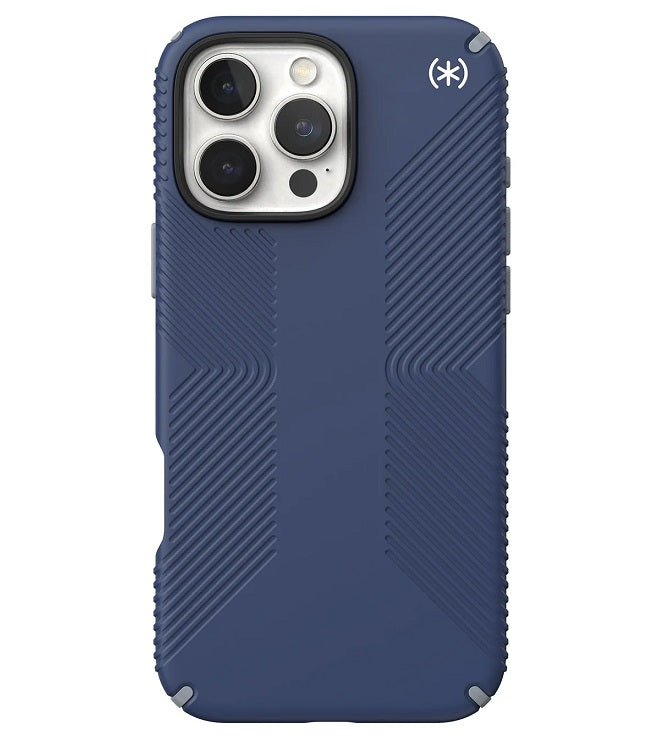 Екстремен Калъф за iPhone 16 Pro Max, Speck Presidio 2 Grip Case, Син