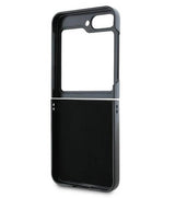 Кожен Калъф за Samsung Z Flip 7 FE/Z Flip 6, Karl Lagerfeld Saffiano Metal PIN Case, Черен (7)