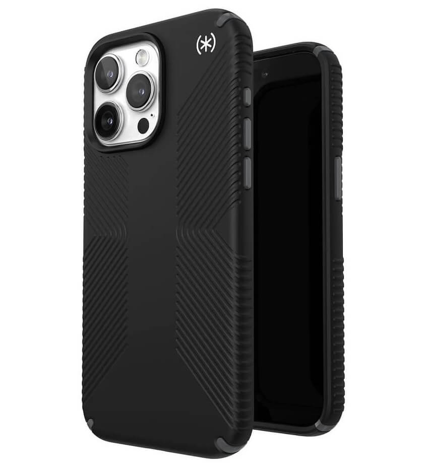 Екстремен Калъф за iPhone 16 Pro Max, Speck Presidio 2 Grip Case, Черен (2)
