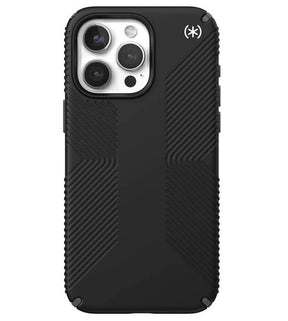 Екстремен Калъф за iPhone 16 Pro, Speck Presidio 2 Grip Case, Черен