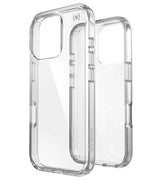 Екстремен Калъф за iPhone 16 Pro Max, Speck Presidio Perfect-Clear, Прозрачен