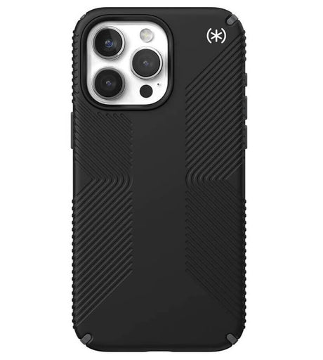 Екстремен Калъф за iPhone 16 Pro Max, Speck Presidio 2 Grip Case, Черен