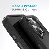 Екстремен Калъф за iPhone 16 Pro Max, Speck Presidio 2 Grip Case, Черен (3)