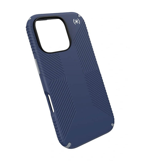 Екстремен Калъф за iPhone 16 Pro, Speck Presidio 2 Grip Case, Син (6)