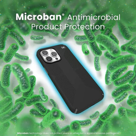 Екстремен Калъф за iPhone 16 Pro, Speck Presidio 2 Grip Case, Черен (7)