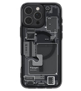 Magsafe Калъф за iPhone 16 Pro Max, Spigen Zero One Ultra Hybrid Case, Черен