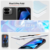 Протектор за Външния Дисплей за Google Pixel 9 Pro Fold, Spigen EZ Fit Glass 2бр., Прозрачен (5)