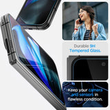 Протектор за Външния Дисплей за Google Pixel 9 Pro Fold, Spigen EZ Fit Glass 2бр., Прозрачен (7)
