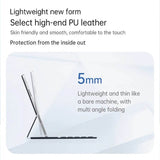Калъф с Клавиатура за iPad Air 11" 2026-2020, Smart Magnetic Keyboard Folio Case, Сив (5)
