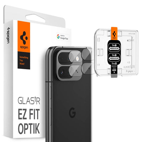 Протектор за Камерата на Google Pixel 9 Pro Fold, Spigen EZ Fit Cam Glass 2бр., Прозрачен