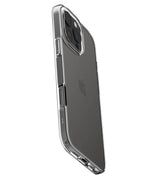 Противоударен Силиконов Калъф за iPhone 16 Pro Max, Spigen Liquid Crystal Case, Прозрачен (6)