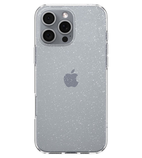 Блестящ Калъф за iPhone 16 Pro Max, Spigen Liquid Crystal Glitter Case, Прозрачен (2)
