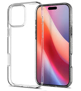 Блестящ Калъф за iPhone 16 Pro Max, Spigen Liquid Crystal Glitter Case, Прозрачен