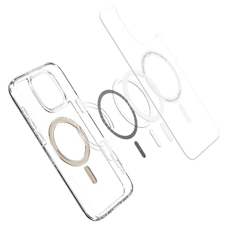 Magsafe Противоударен Калъф за iPhone 16 Pro Max, Spigen Ultra Hybrid Case, Златист (6)