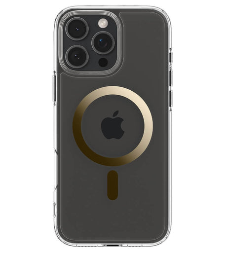 Magsafe Противоударен Калъф за iPhone 16 Pro Max, Spigen Ultra Hybrid Case, Златист