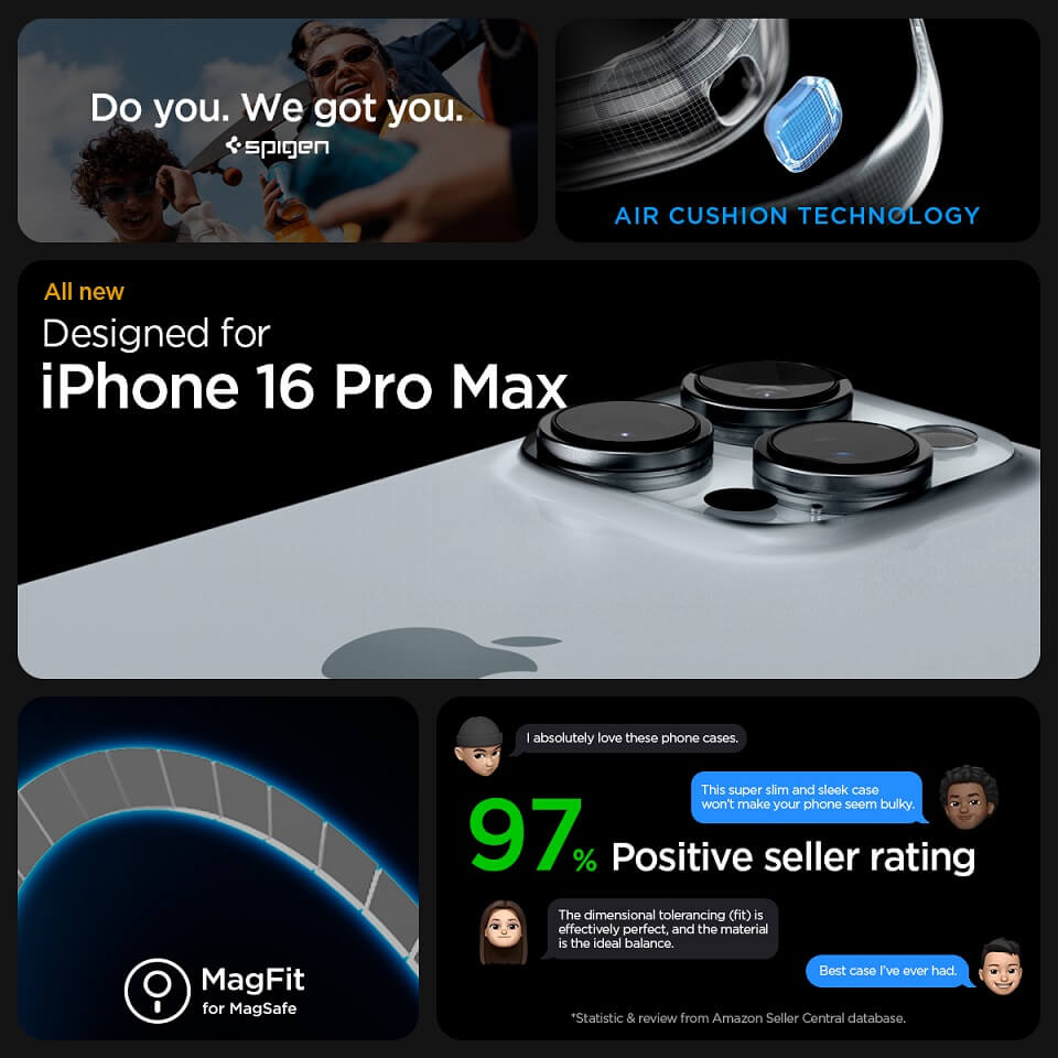 Magsafe Противоударен Калъф за iPhone 16 Pro Max, Spigen Ultra Hybrid Case, Златист (7)