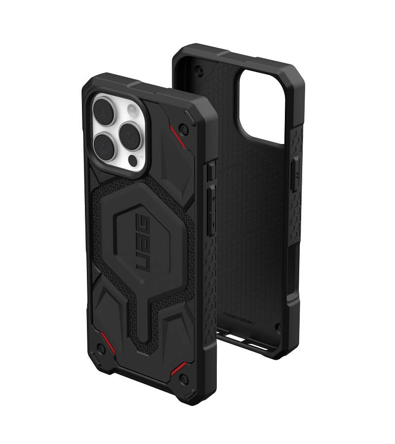 MagSafe Противоударен Калъф за iPhone 16 Pro Max, UAG Monarch Pro Kevlar Case, Черен (7)