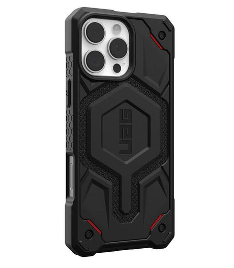 MagSafe Противоударен Калъф за iPhone 16 Pro Max, UAG Monarch Pro Kevlar Case, Черен (2)