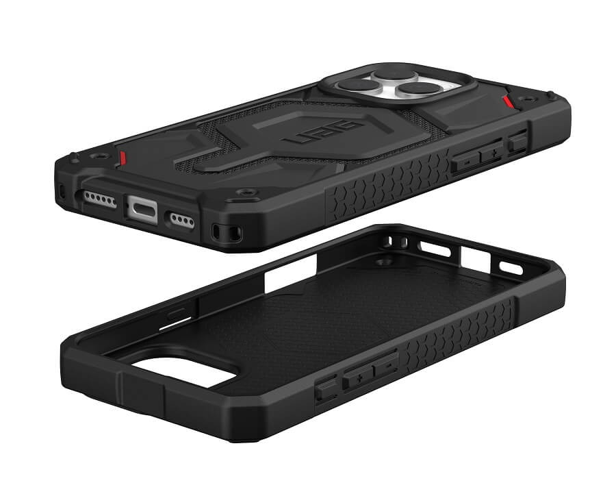 MagSafe Противоударен Калъф за iPhone 16 Pro, UAG Monarch Pro Kevlar Case, Черен (6)