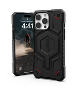 MagSafe Противоударен Калъф за iPhone 16 Pro, UAG Monarch Pro Kevlar Case, Черен (5)