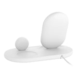 Безжично Зарядно 3в1, Belkin Boost Charge Wireless, Бял (7)