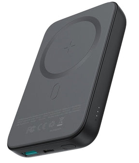 Magsafe Външна Батерия за iPhone, Joyroom Mini Power Bank 10000mAh, Черен