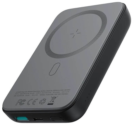 Magsafe Външна Батерия за iPhone, Joyroom Mini Power Bank 10000mAh, Черен (2)