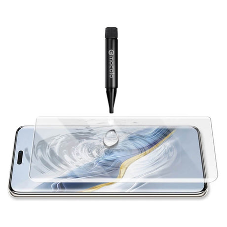 Стъклен Протектор с UV лепило за Honor Magic 6 Pro, Mocolo UV 3D Glass, Прозрачен (2)