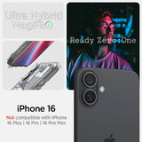 Magsafe Калъф за iPhone 16, Spigen Zero One Ultra Hybrid Case, Черен (7)