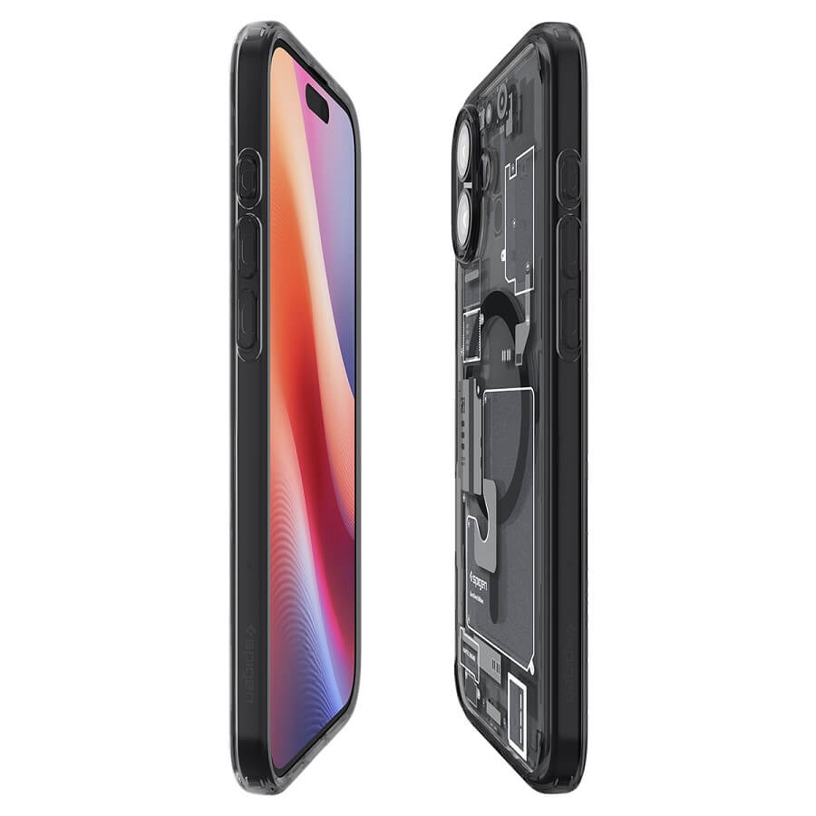 Magsafe Калъф за iPhone 16, Spigen Zero One Ultra Hybrid Case, Черен (6)