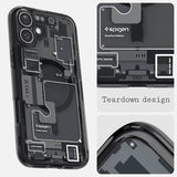 Magsafe Калъф за iPhone 16, Spigen Zero One Ultra Hybrid Case, Черен (8)
