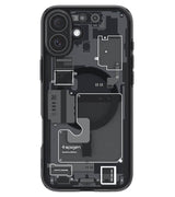 Magsafe Калъф за iPhone 16, Spigen Zero One Ultra Hybrid Case, Черен (2)