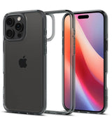 Противоударен Калъф за iPhone 16 Pro Max, Spigen Ultra Hybrid Case, Сив