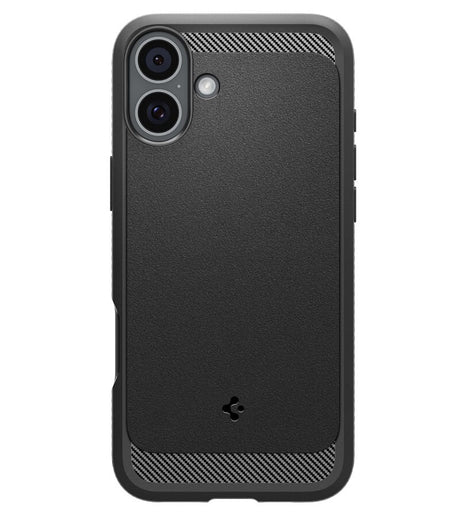MagSafe Противоударен Калъф за iPhone 16, Spigen Rugged Armor Case, Черен (2)