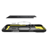 MagSafe Противоударен Калъф за iPhone 16, Spigen Rugged Armor Case, Черен (7)