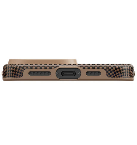 Magsafe Калъф за iPhone 16 Pro Max, Pitaka Military-Grade Protective Sunset Case, Кафяв (7)